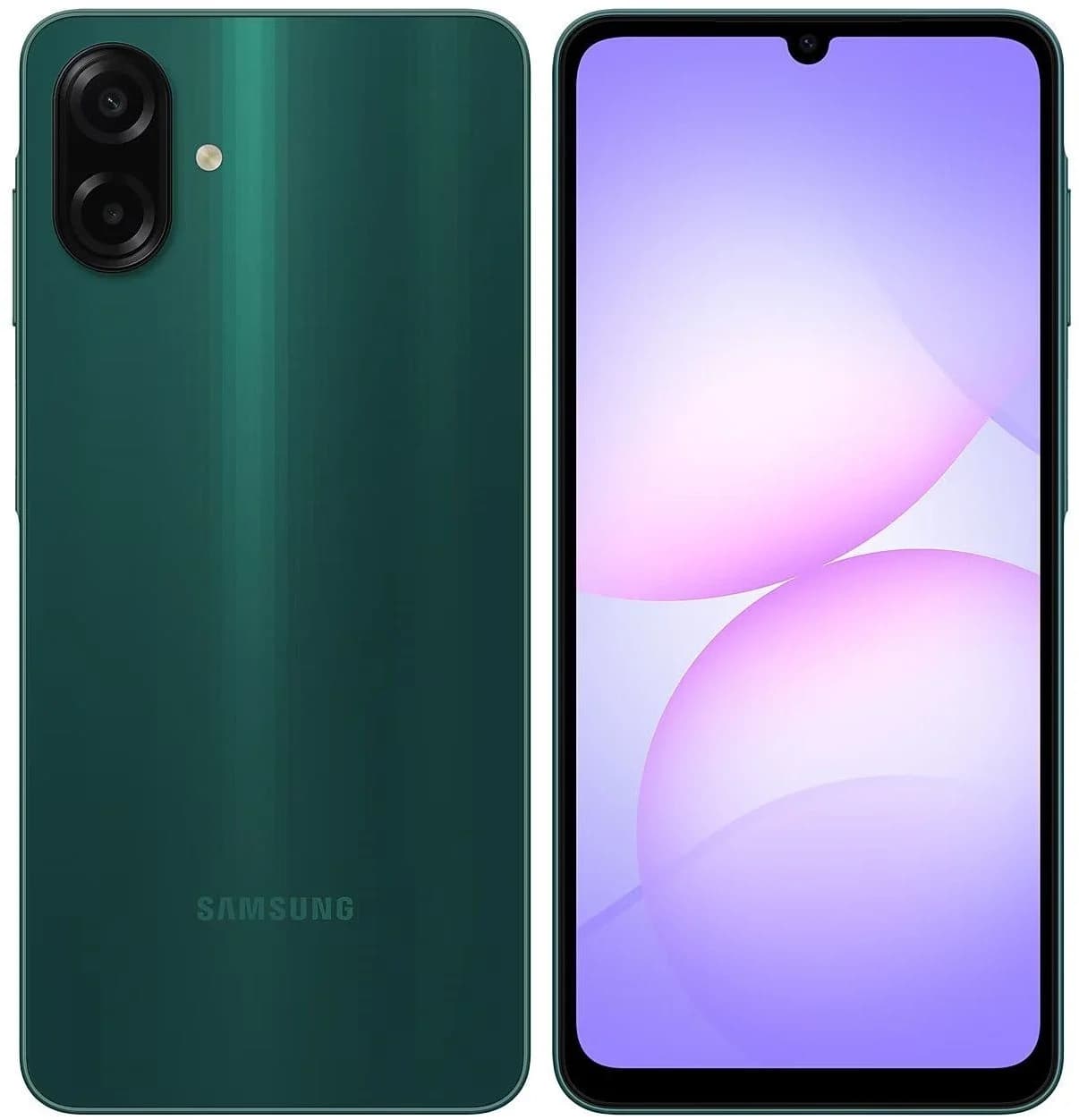 Samsung Galaxy A07 2 × nano SIM, 128 Гб, зелёный